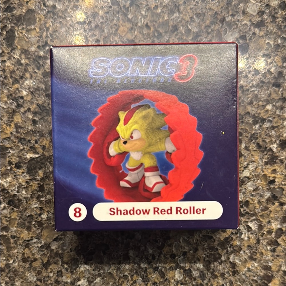NEW McDonald's Sonic 3 Shadow Red Roller Toy